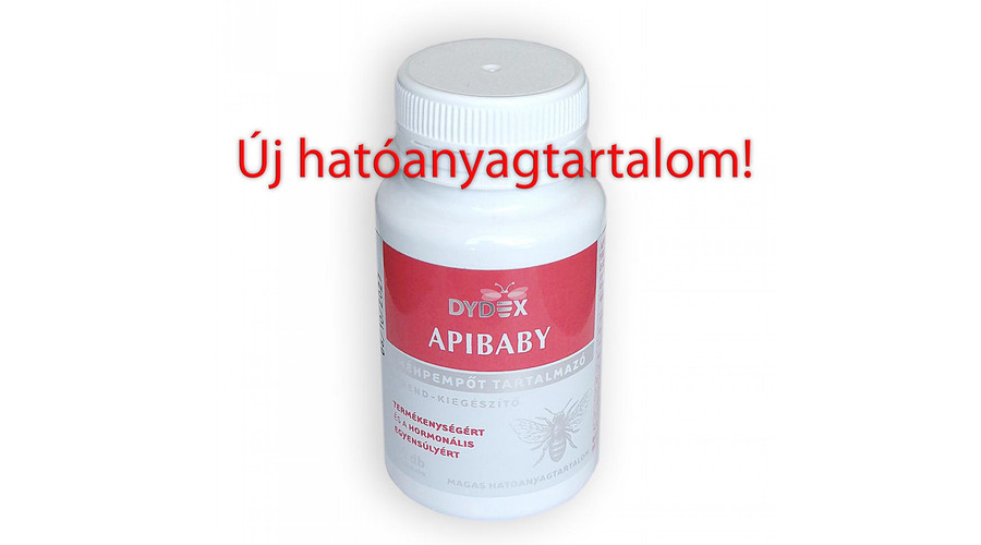 DYDEY Apibaby kapszula liofilizált méhpempővel 60 db DYDEY Apibaby kapszula liofilizált méhpempővel 60 db
