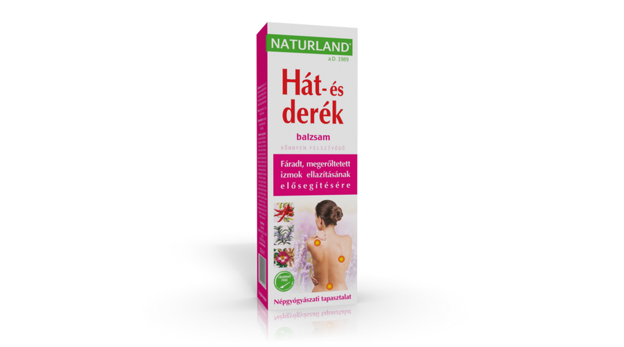 NATURLAND Hát- és derék balzsam 100 ml