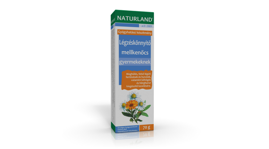 NATURLAND Légzéskönnyítő mellkenőcs gyermekeknek 70 g NATURLAND Légzéskönnyítő mellkenőcs gyermekeknek 70 g