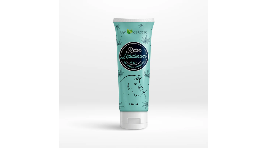 UW Classic Lóbalzsam Relax gél CBD izolátummal+zöld agyag 250 ml UW Classic Lóbalzsam Relax gél CBD izolátummal+zöld agyag 250 ml