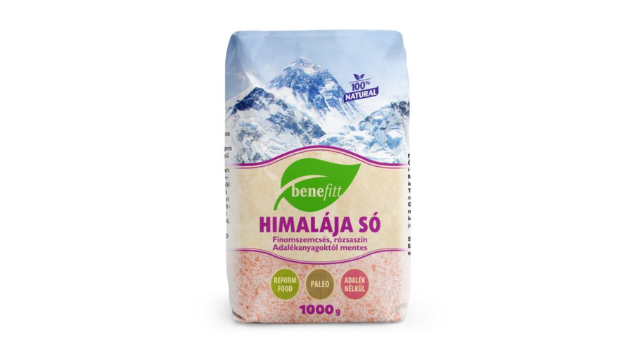 BENEFITT Himalája só rózsaszín finomszemcsés 1000 g