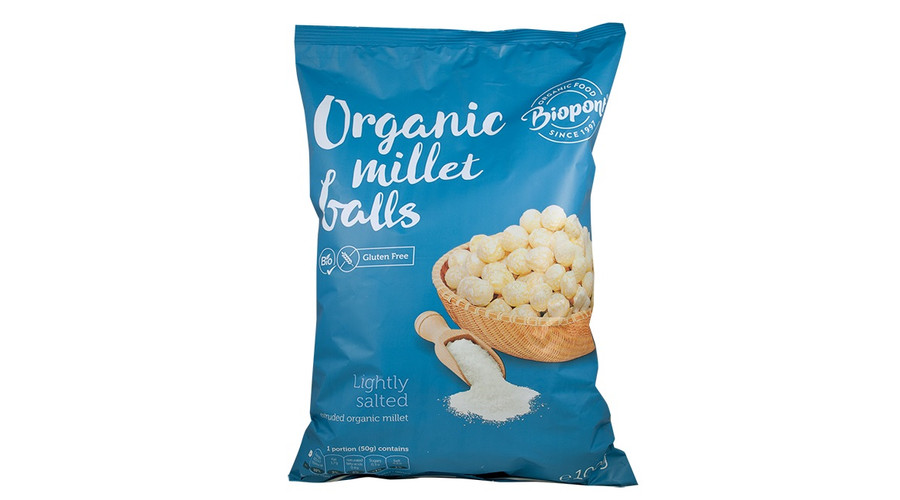 BIOPONT Bio Kölesgolyó enyhén sós 100 g