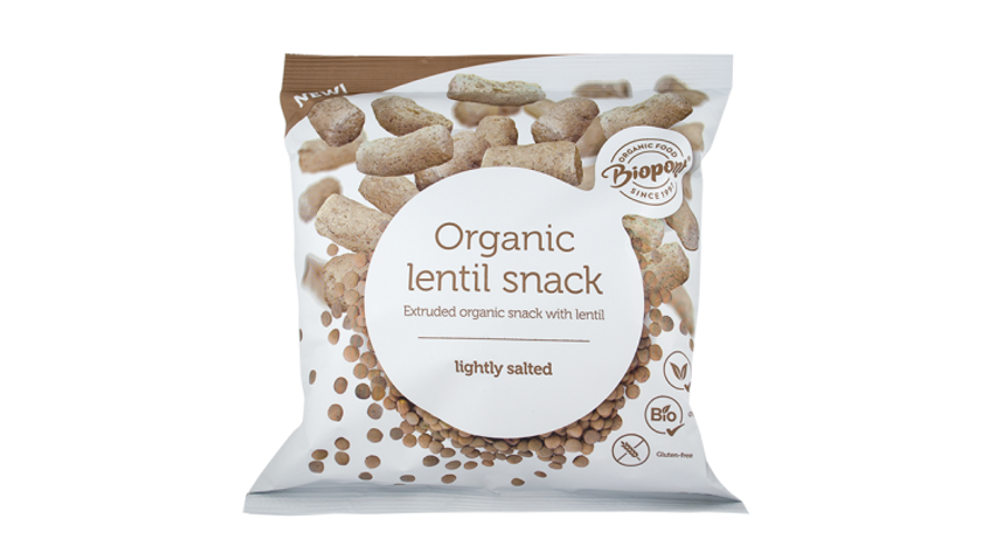 BIOPONT Bio Extrudált lencse enyhén sós 60 g