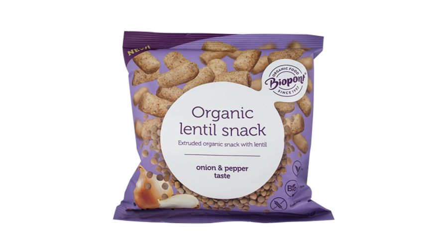 BIOPONT Bio Extrudált lencse hagymás borsos 60 g
