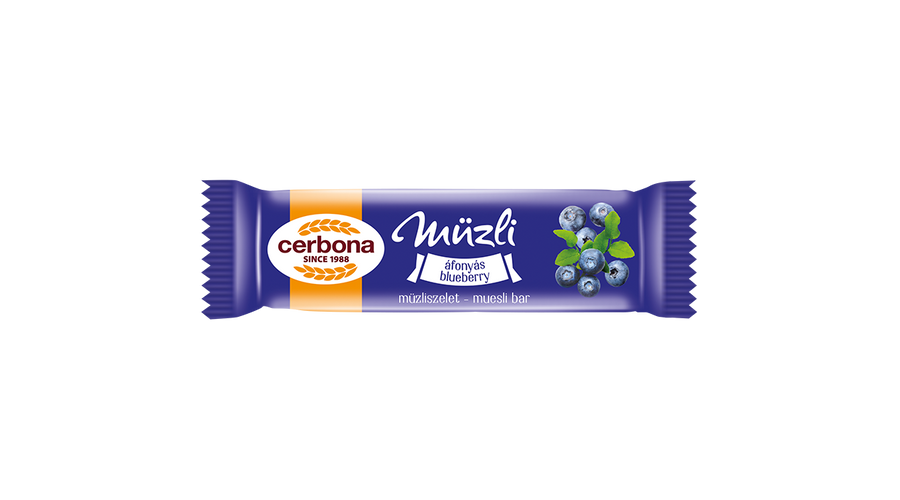 Cerbona Müzliszelet áfonyás 20 g Cerbona Müzliszelet áfonyás 20 g