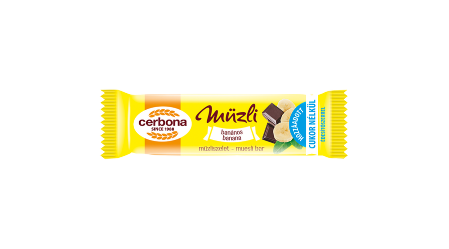 Cerbona Müzliszelet banános 20 g