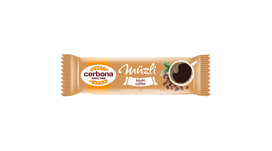 Cerbona Müzliszelet kávés 20 g Cerbona Müzliszelet kávés 20 g