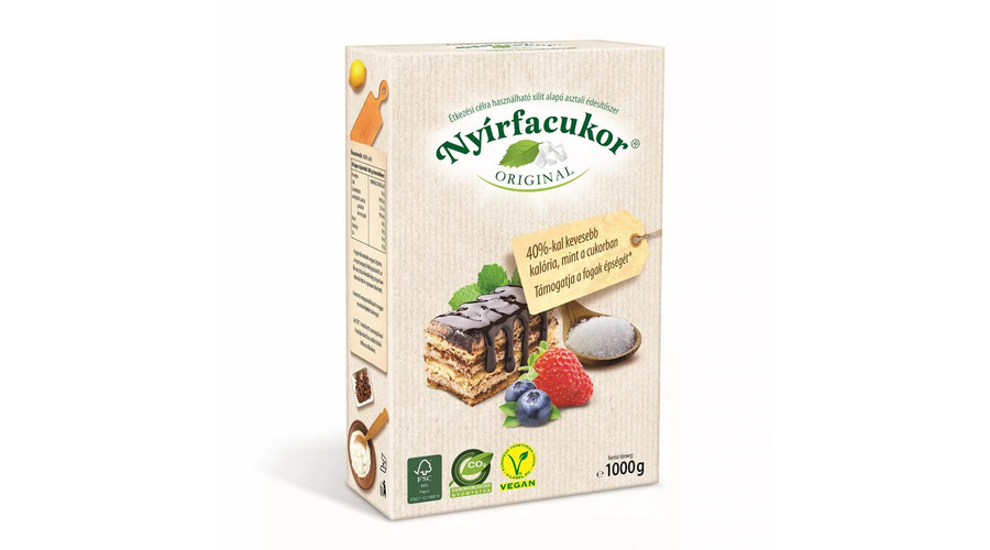 NYÍRFACUKOR Kristály 100% Xilit 1000 g NYÍRFACUKOR Kristály 100% Xilit 1000 g