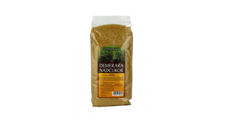 INTERHERB GURMAN Demerara nádcukor 1000 g INTERHERB GURMAN Demerara nádcukor 1000 g