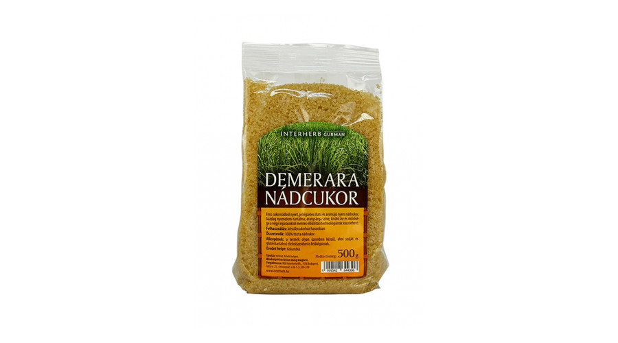 INTERHERB GURMAN Demerara nádcukor 500 g INTERHERB GURMAN Demerara nádcukor 500 g