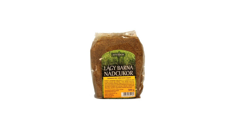 INTERHERB GURMAN Nádcukor lágy barna 500 g INTERHERB GURMAN Nádcukor lágy barna 500 g