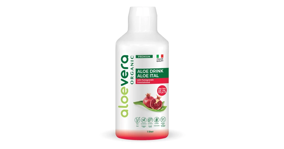ALVEOLA Eredeti Aloe Vera Organic Prmium ital grntalmval 1000 ml -  Immunerstk - Gygynvnysziget Bio webruhz