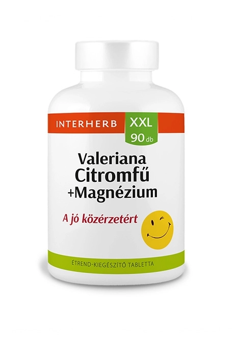 INTERHERB XXL Valeriana-Citromfű-Magnézium tabletta 90 db