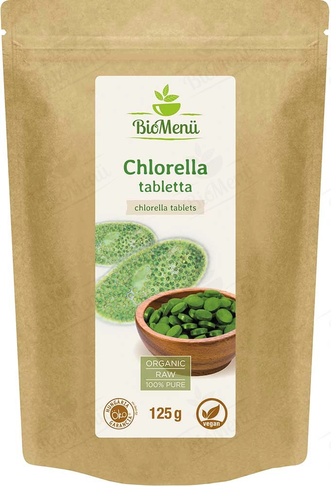 Bio Menü Bio Chlorella tabletta 125 g (kb. 250 db)